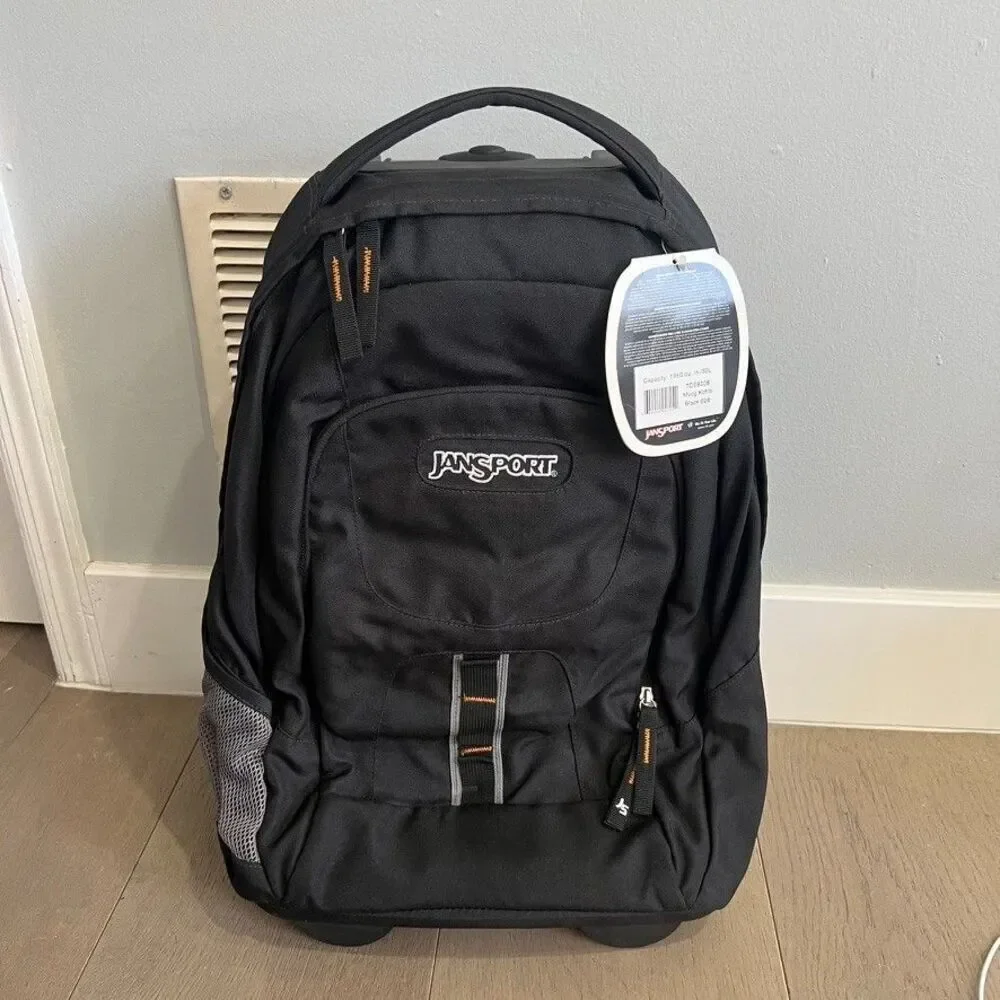 Jansport Wheeled Backpack Black NEW